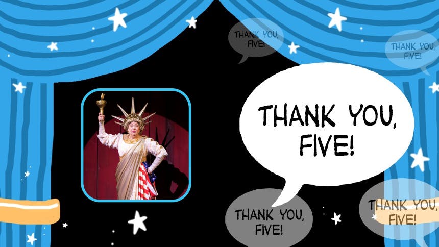 "Thank You, Five!" Jayne Houdyshell of The Music Man Shares…
