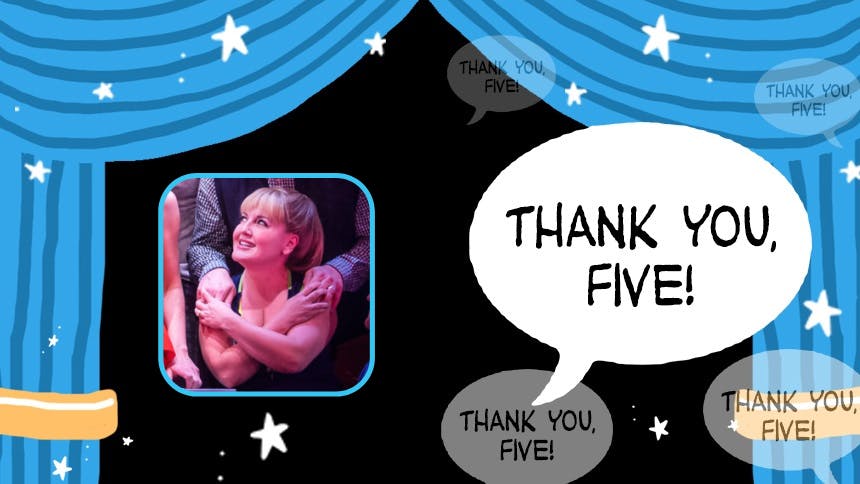 "Thank You, Five!" Jennifer Simard of Company Shares 5 Thin…