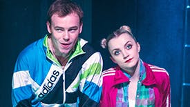Disco Pigs Stars Colin Campbell & Evanna Lynch Talk Strange First Impressions, Intense Pre-Show Rituals, & Audience Interactions