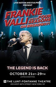 Frankie Valli and The Four Seasons on Broadway