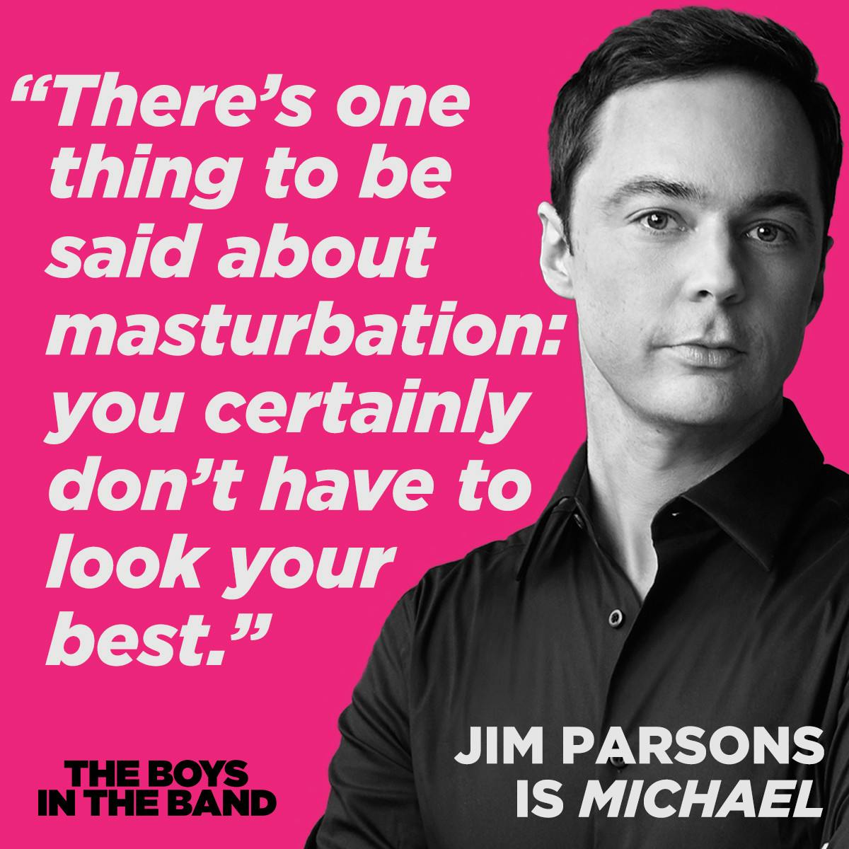 The Boys in the Band Broadway  Parsons Michael Masturbation Quote