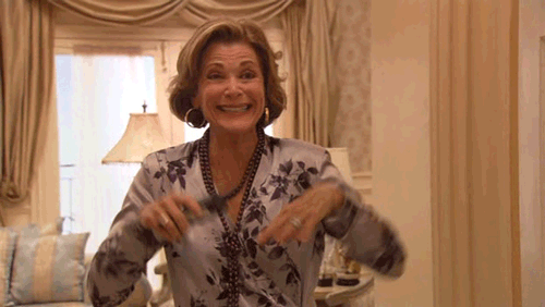 Lucille Bluth GIF - excited gif