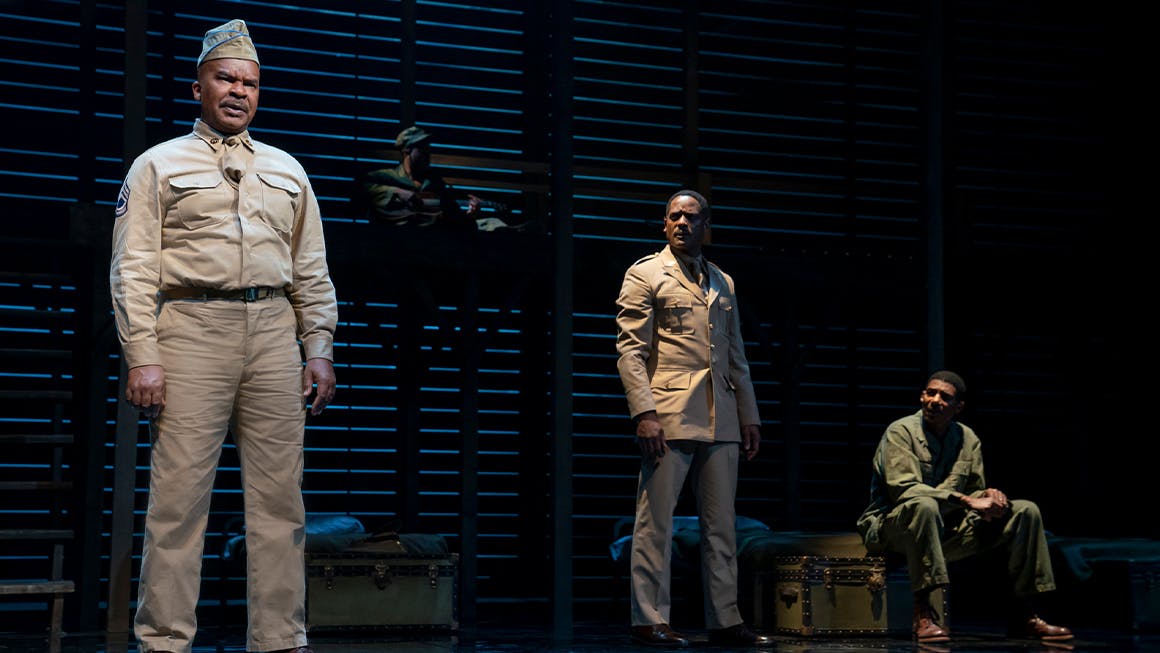 A Soldier's Play - 2019 Production Photos - David Alan Grier, Blair Underwood, and Billy Eugene Jones