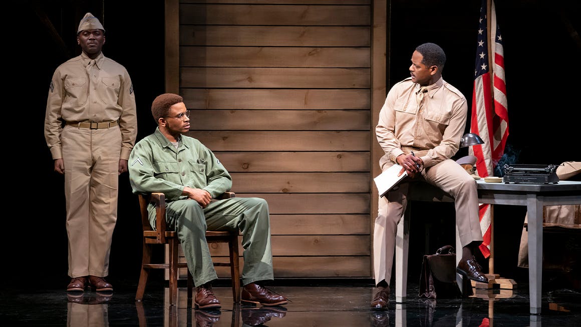 A Soldier's Play - 2019 Production Photos - Warner Miller, Nnamdi Asomugha and Blair Underwood