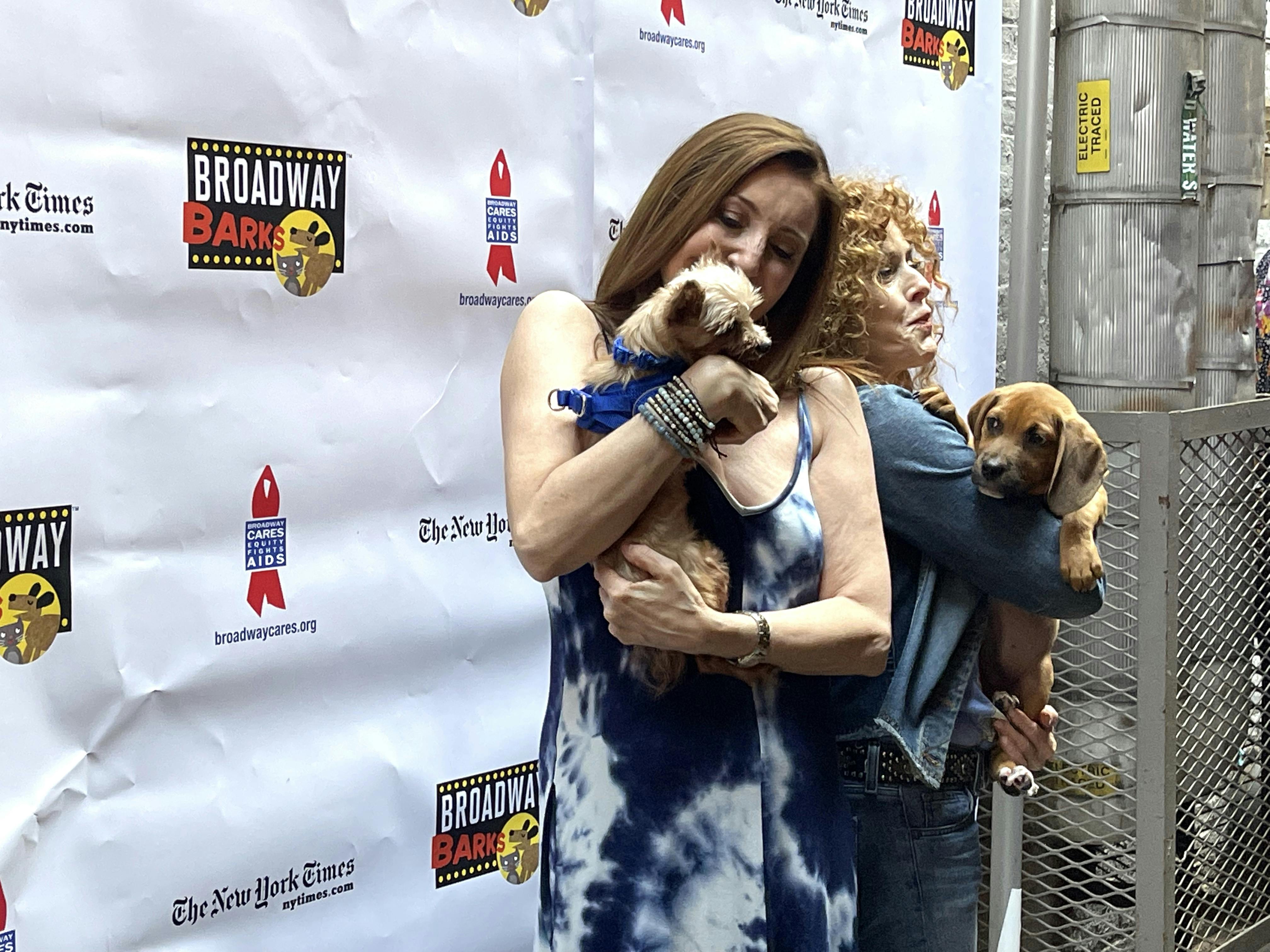Broadway Barks 2022 - Donna Murphy and Bernadette Peters