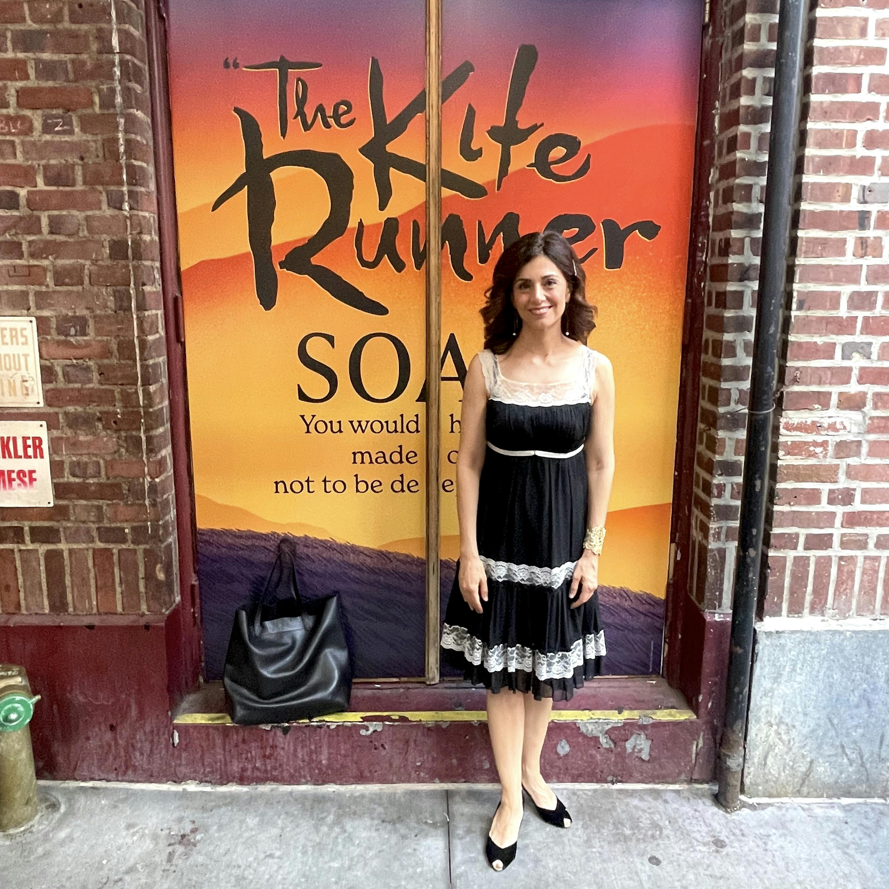 The Kite Runner Broadway Opening Night - Marjan Neshat