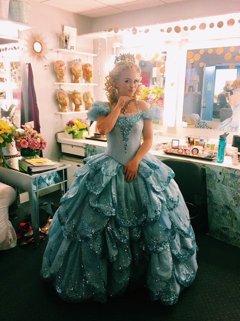 Amanda Jane Cooper- Glinda- Wicked- Broadway- Musical- Costumes- Bubble Gown