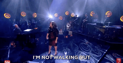 Amber Riley GIF- Dreamgirls GIF- And I Am Telling You I'm Not Going GIF