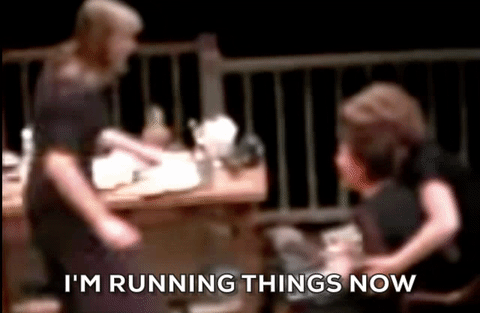 Amy Morton GIF- I'm running things now gif- August Osage County