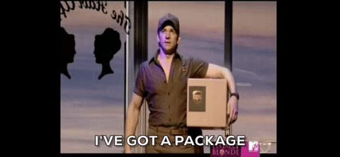 Andy Karl Gif- Package GIF- Legally Blonde GIF