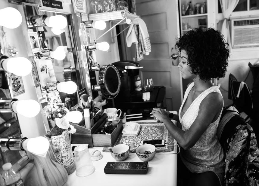 The Donna Summer Musical Broadway Backstage-Jenny Anderson Photography-BroadwayBox-Angelica Beliard