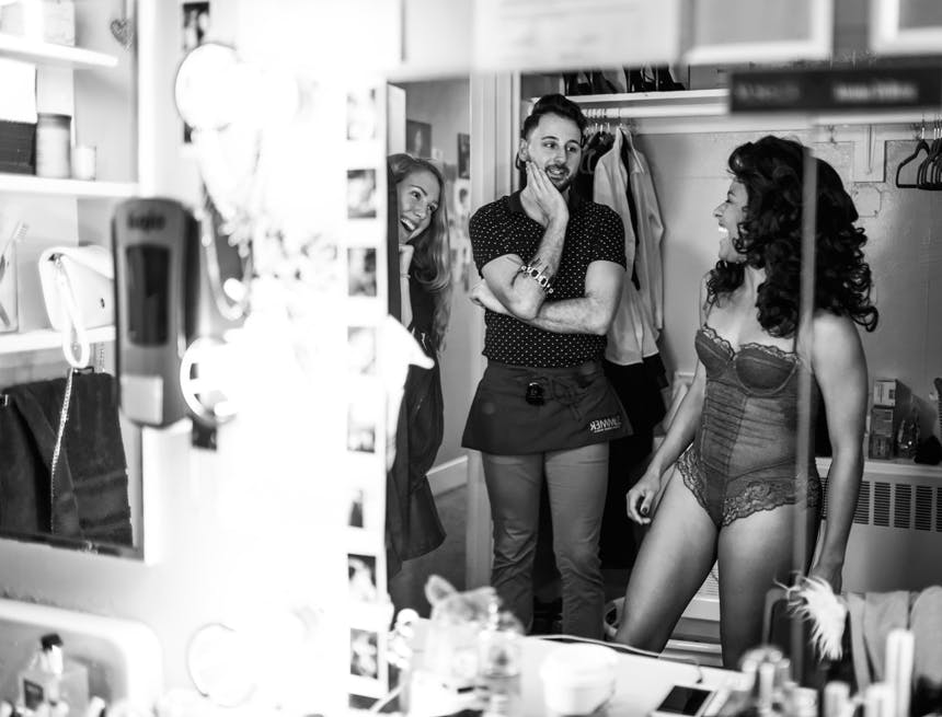 The Donna Summer Musical Broadway Backstage-Jenny Anderson Photography-BroadwayBox-Ariana DeBose- Teale Dvornik