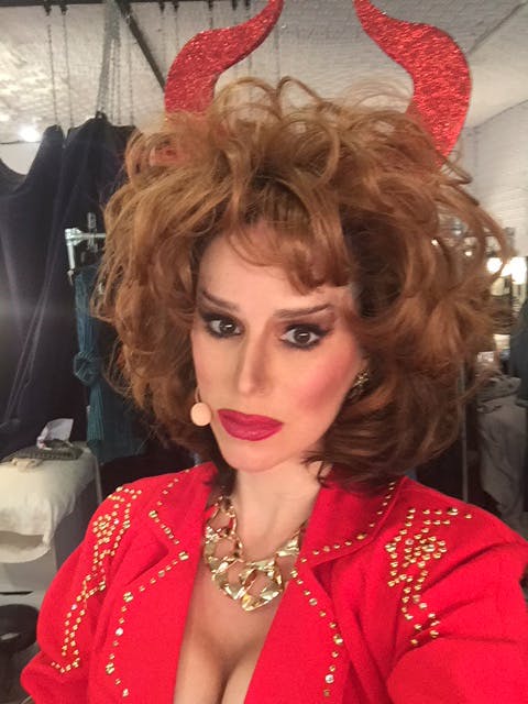 Chilina Kennedy - This Ain't No Disco Musical- off-broadway- Binky- Sarah Laux costumes- red final