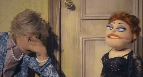 The Golden Girls GIF- Puppets GIF- Dorothy GIF- Blanche GIF