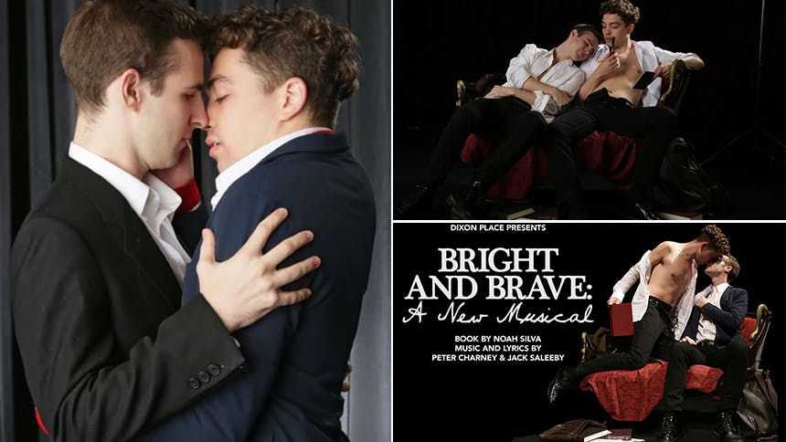 Bright and Brave Musical NYC Dixon Place Off Broadway- Jack Saleeby- Noah Silva