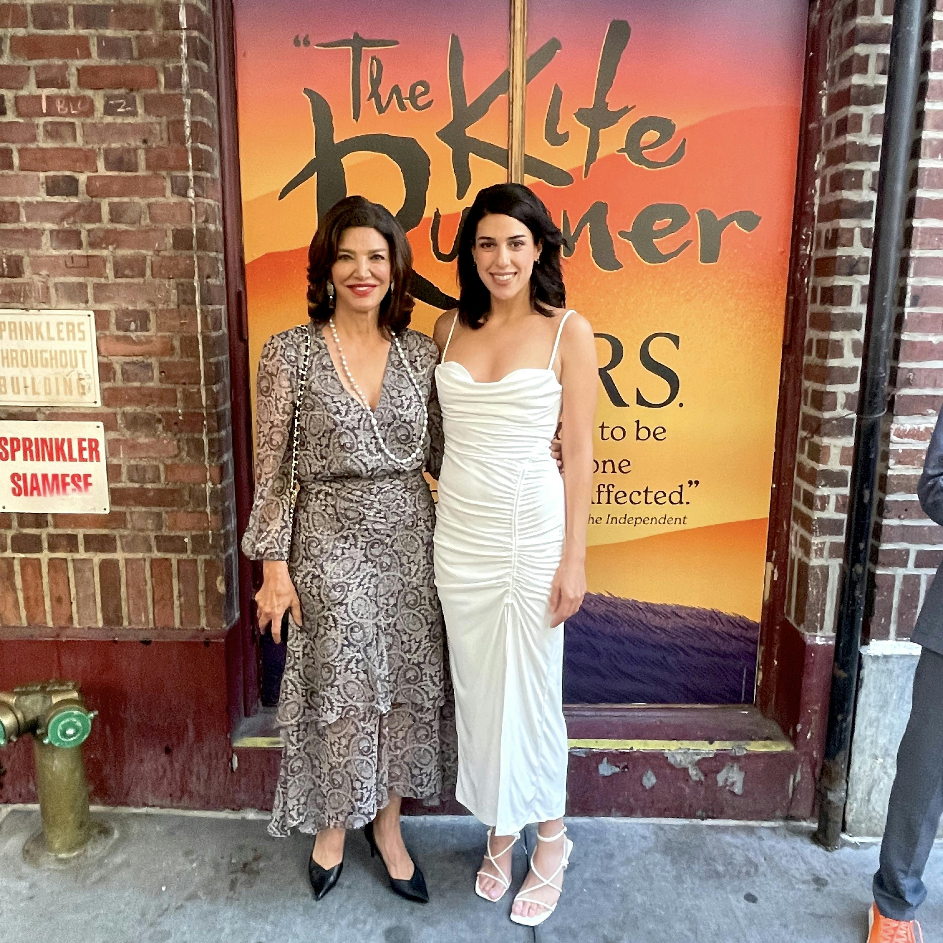 The Kite Runner Broadway Opening Night - Shohreh Aghdashloo and Tara Touzie