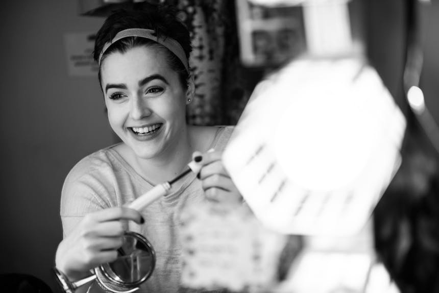 Caitlin Kinnunen- The Prom Musical Broadway-Backstage-Jenny Anderson Photo-BroadwayBox