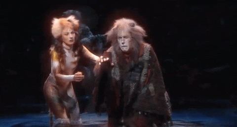 Cats GIf- Broadway- Revival - Gus theatre Cat- Christopher Gurr