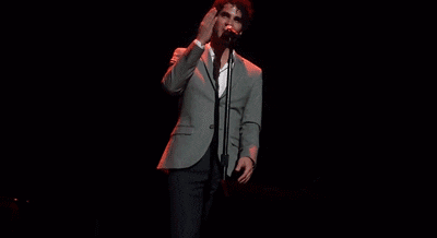Darren Criss Gif- Blowing a KIss GIF- Broadway GIF