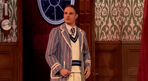 The Play that Goes Wrong Gif- Dave Hearn GIF