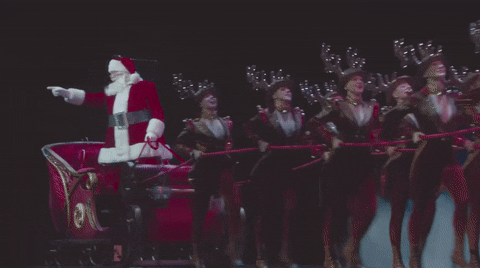 Rockettes GIF- Radio City-Santa Reindeer 2019 GIF