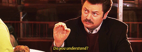 Ron Swanson Do you understand GIF