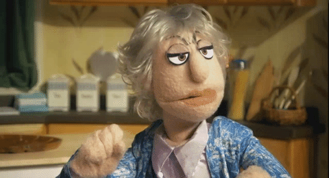 The Golden Girls GIF- Puppets GIF- Dorothy GIF