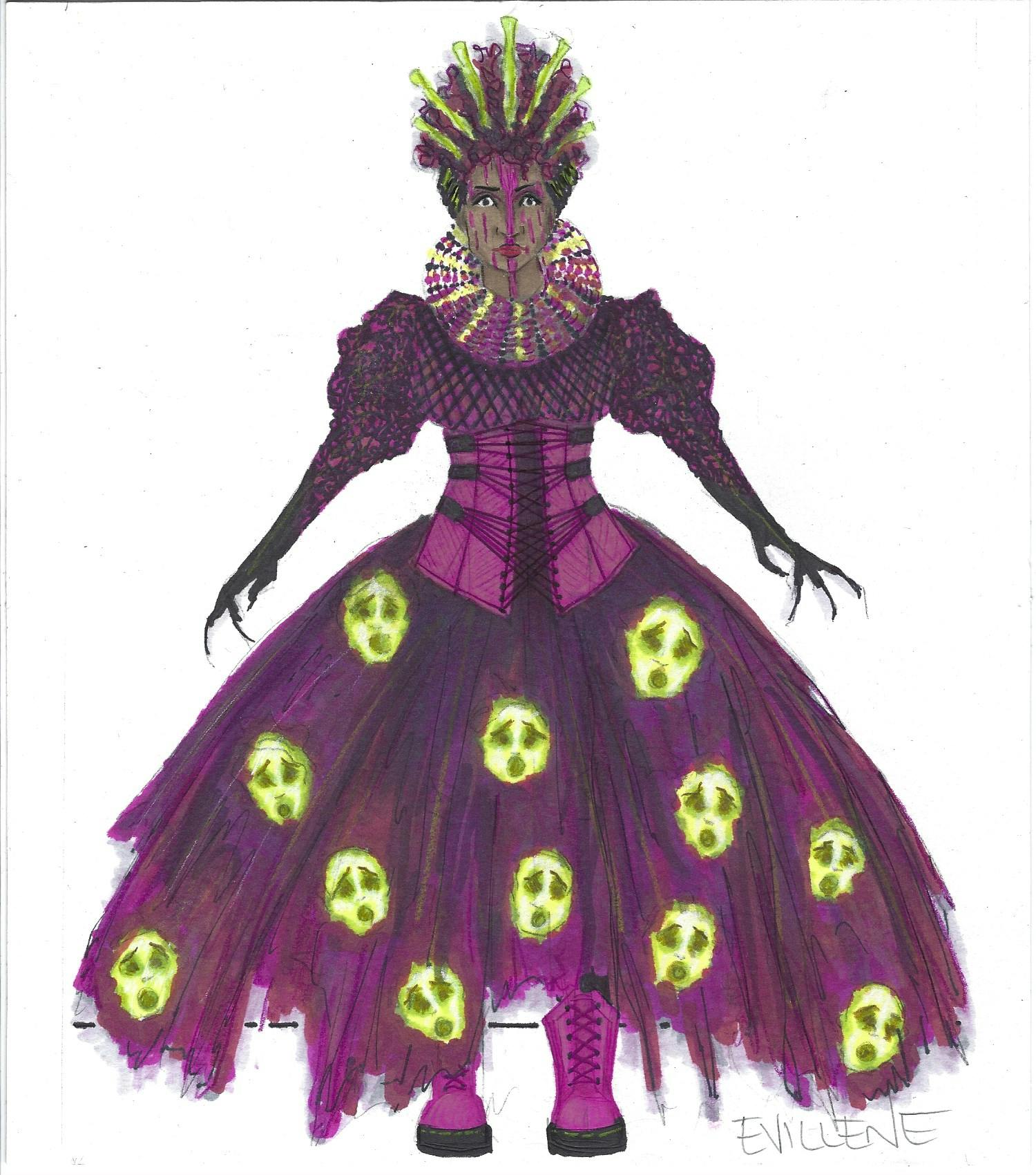 The Wiz-The Muny- Costume Design-Leon Dobkowski- Evillene Wicked WItch