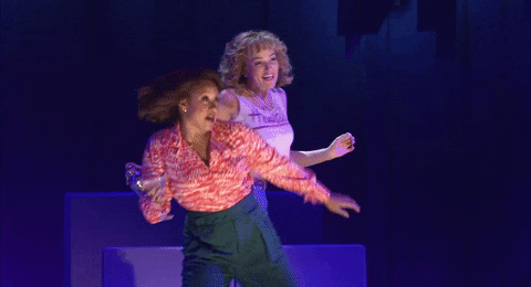 Falsettos GIF- Broadway- Betsy Wolfe GIF- Tracie Thoms GIF- Dancing GIF