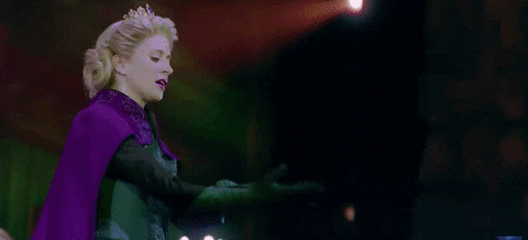 Frozen GIF- Broadway Musical- Elsa GIF- Caissie Levy GIF