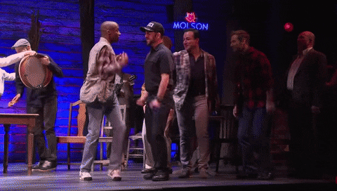 Geno Carr GIF- Come from Away GIF- Broadway