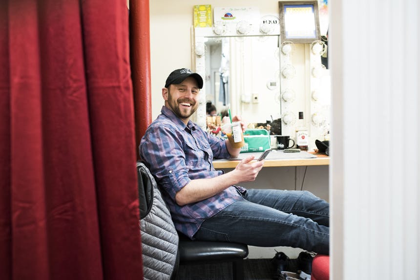Come From Away- Broadway- Backstage- Geno Carr