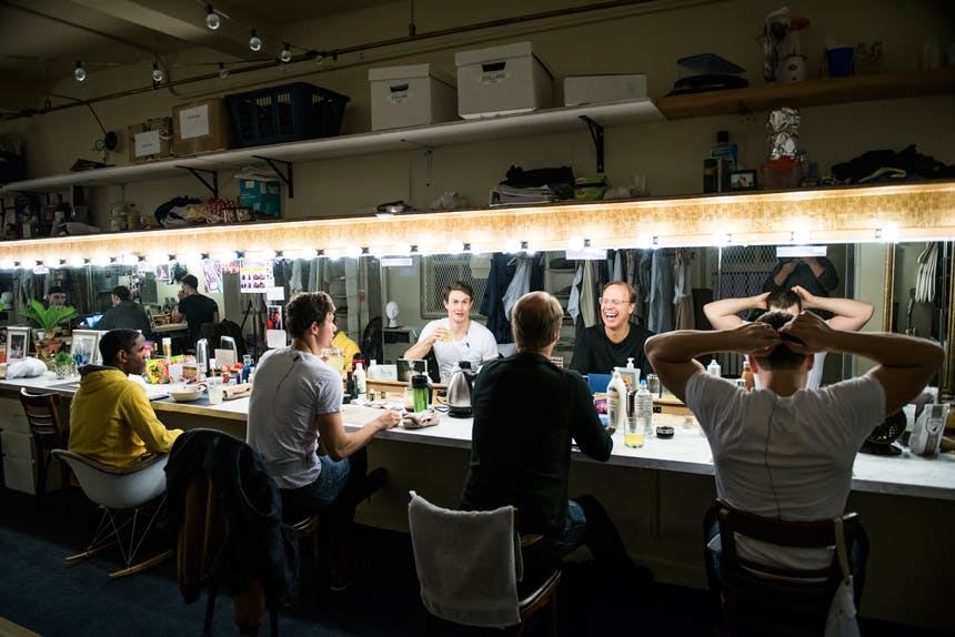 Anastasia - Musical- Broadway- Backstage- Guys Dressing Room