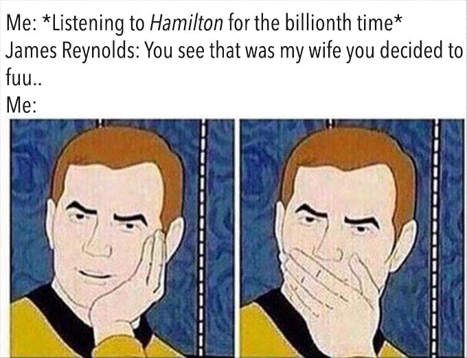 Hamilton Musical Broadway Fans Meme