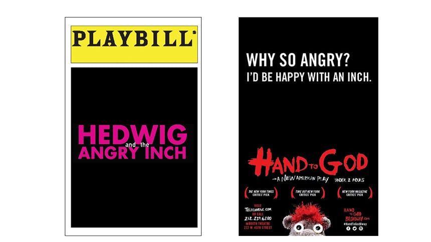 Hand to God- Hedwig and the Angry Inch- broadway