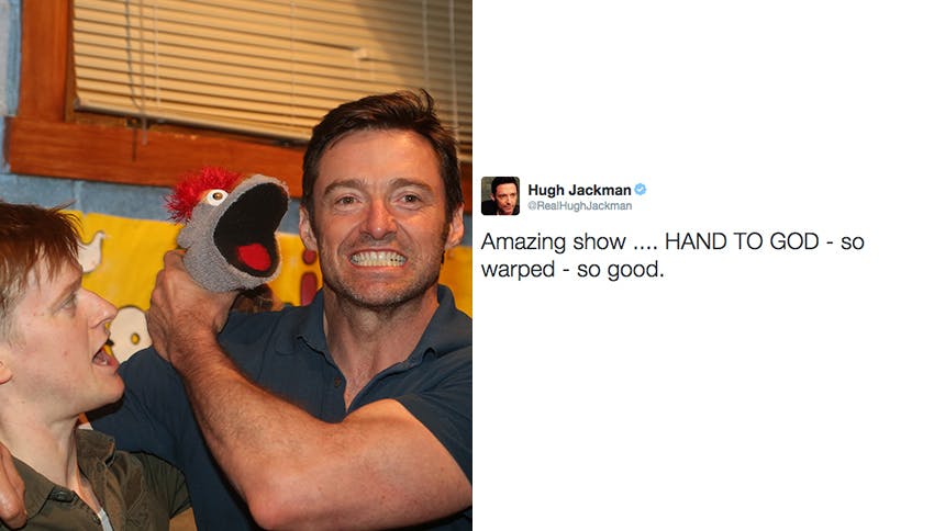 Hugh Jackman- Hand to God- Broadway