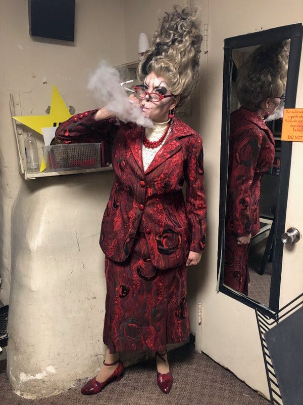 Jill Abramovitz-Beetlejuice-Broadway Musical-William Ivey Long Costume Design-Juno Smoking Neck