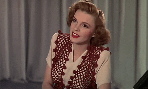 Judy Garland GIF- Thousands Cheer- Applause GIF- Clapping GIF