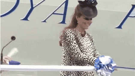 Kate Middleton- Champagne Ship- GIF- The Last Ship