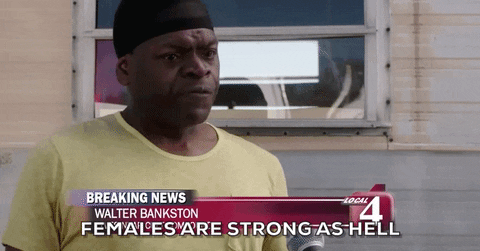 Females Are Strong as Hell GIF- Kimmy Schmidt GIF