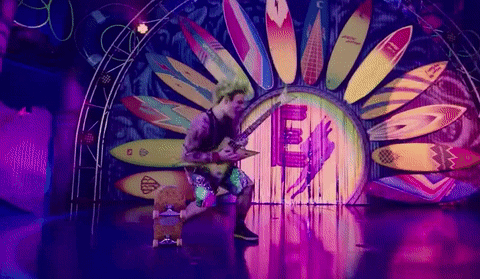 Kyle Matthew Hamilton- SpongeBob SquarePants-Broadway Musical- Electric Skates GIF