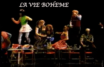 La Vie Boheme GIF- Rent Broadway- OBC- 