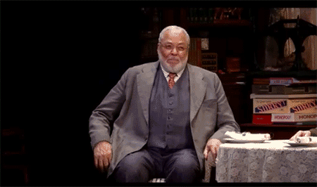 James Earl Jones- GIF- You Can't Take It With You- Laughing- LOL GIF