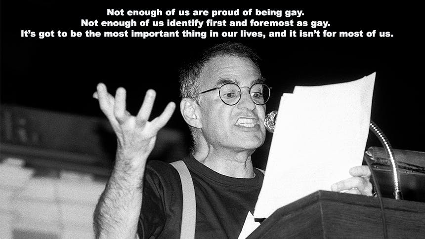 Larry Kramer- In Love and Anger- HBO- AIDS