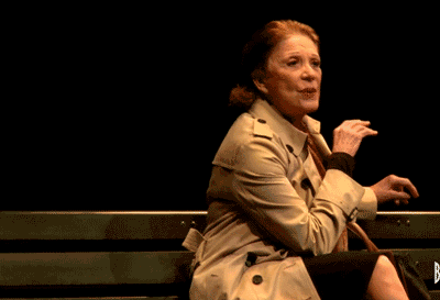 Linda Lavin GIF- Our Mother's Brief Affair-  Who Me GIF