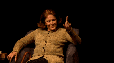 Linda Lavin GIF- Our Mother's Brief Affair-  that's right GIF