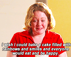 Mean Girls Movie GIF- Cake Middle School