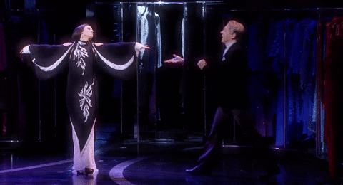 The Cher Show GIF Broadway Musical Michael Berresse Bob Mackie