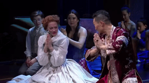 Marin Mazzie GIF- The King and I GIF- Bow GIF