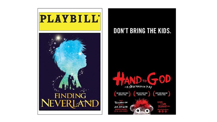 Hand to God- broadway- Finding Neverland